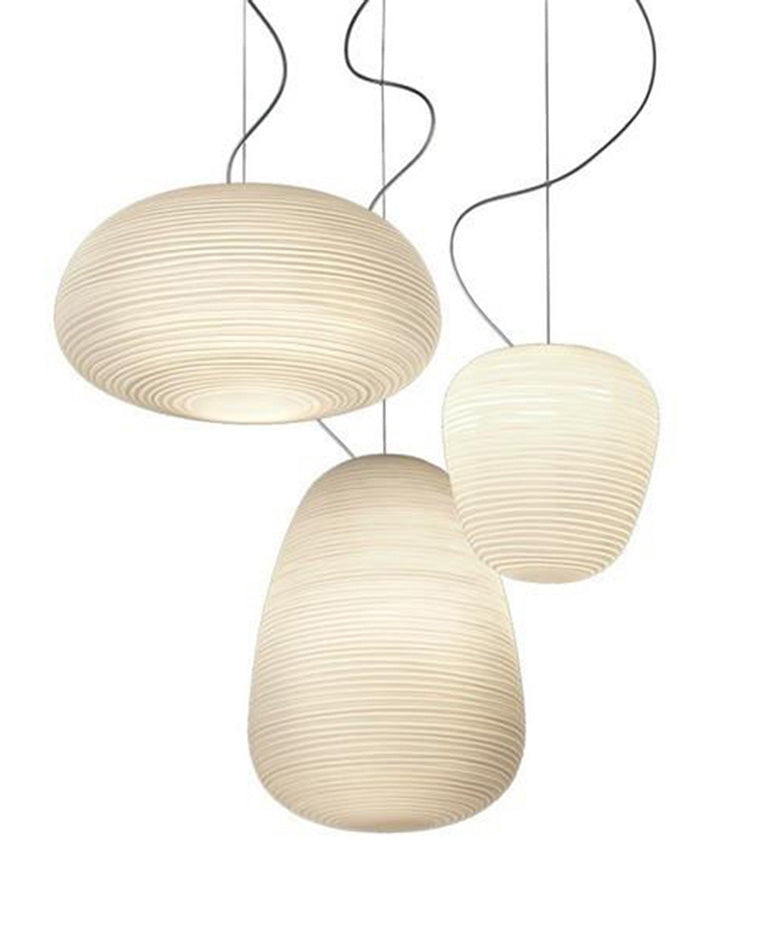 Diff Lantern Blown Glass Pendant Light-DF2151