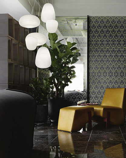 Diff Lantern Blown Glass Pendant Light-DF2151