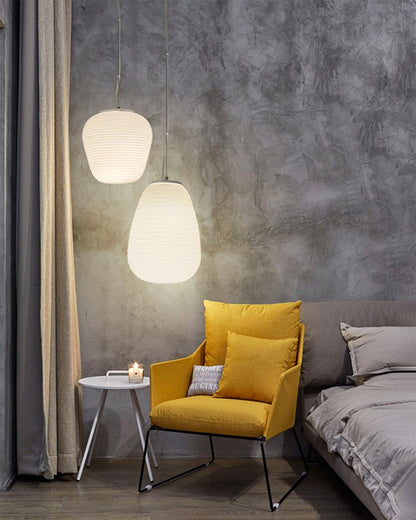 Diff Lantern Blown Glass Pendant Light-DF2151