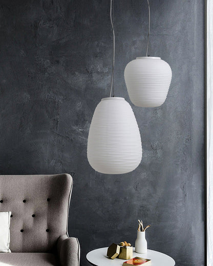 Diff Lantern Blown Glass Pendant Light-DF2151