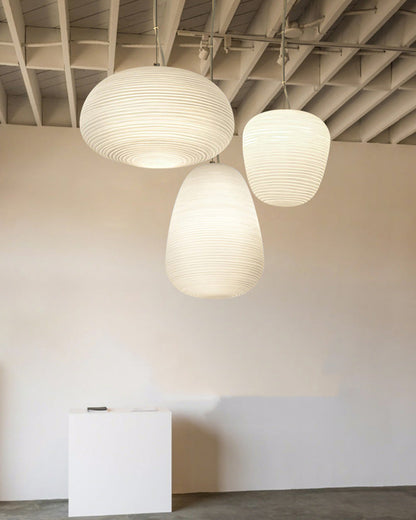 Diff Lantern Blown Glass Pendant Light-DF2151