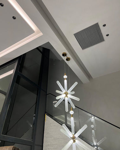 Diff Cypher Vertical/Horizontal Glass Pendant light-DF2153