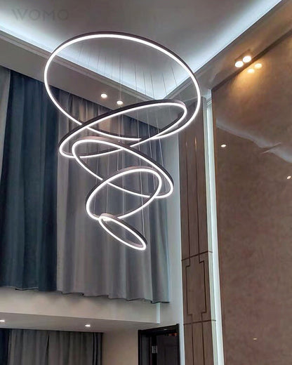 Diff Tiered Ring Chandelier-DF2159