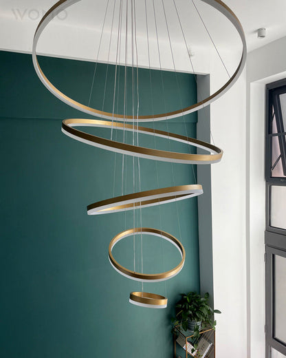 Diff Tiered Ring Chandelier-DF2159