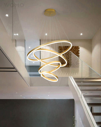 Diff Tiered Ring Chandelier-DF2159