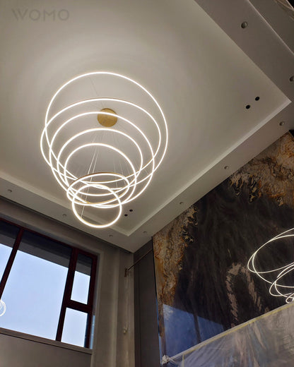 Diff Tiered Ring Chandelier-DF2159
