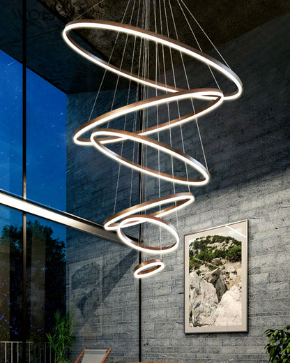 Diff Tiered Ring Chandelier-DF2159