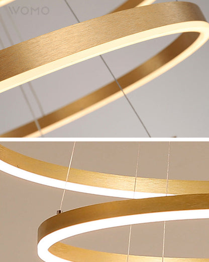 Diff Tiered Ring Chandelier-DF2159
