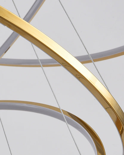 Diff Large Tiered Ring Foyer Chandelier-DF2160