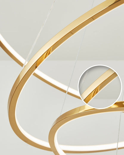 Diff Large Tiered Ring Foyer Chandelier-DF2160