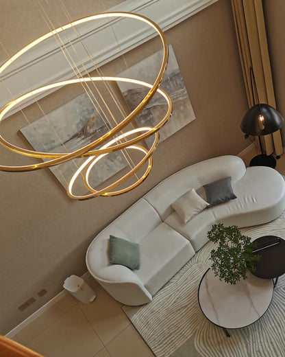 Diff Large Tiered Ring Foyer Chandelier-DF2160