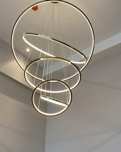 Diff Large Tiered Ring Foyer Chandelier-DF2160