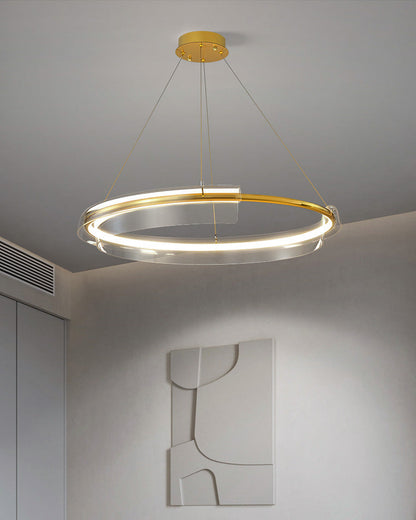 Diff Gold Circular Led Chandelier-DF2165