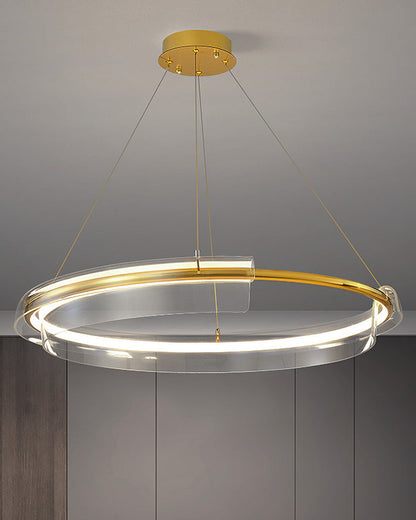 Diff Gold Circular Led Chandelier-DF2165