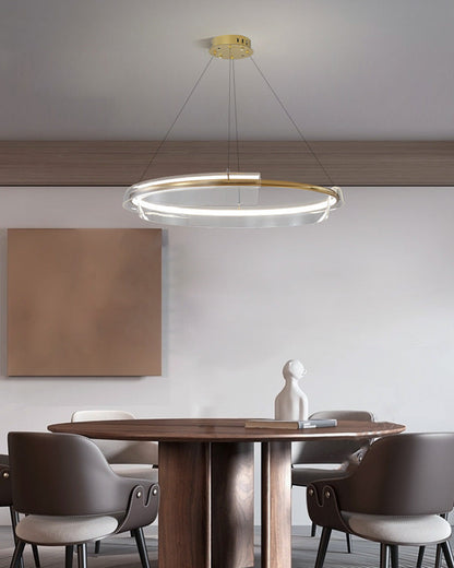 Diff Gold Circular Led Chandelier-DF2165