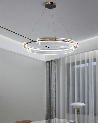 Diff Gold Circular Led Chandelier-DF2165