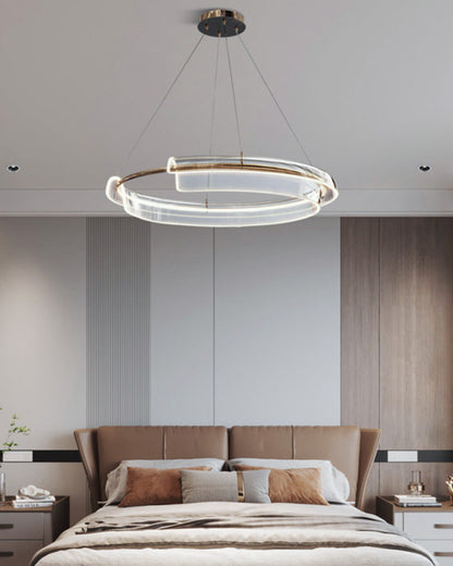 Diff Gold Circular Led Chandelier-DF2165