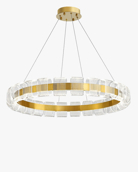 Diff Gold Circular Led Chandelier-DF2166