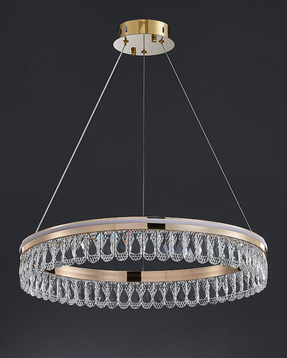 Diff Tiered Crystal Ring Chandelier-DF2167