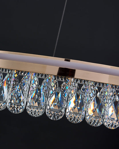 Diff Tiered Crystal Ring Chandelier-DF2167