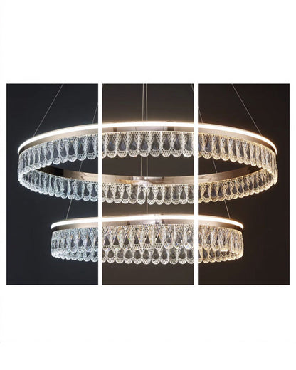 Diff Tiered Crystal Ring Chandelier-DF2167