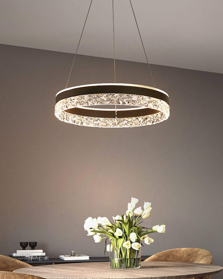 Diff Acrylic Circular LED Chandelier-DF2171