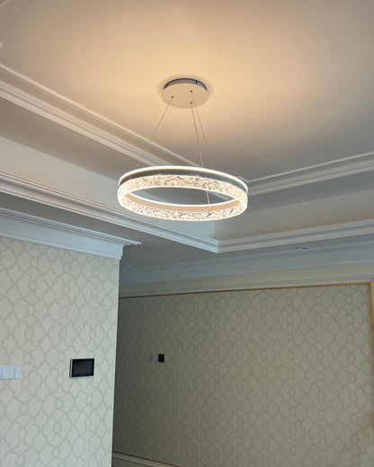 Diff Acrylic Circular LED Chandelier-DF2171