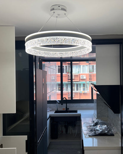 Diff Acrylic Circular LED Chandelier-DF2171