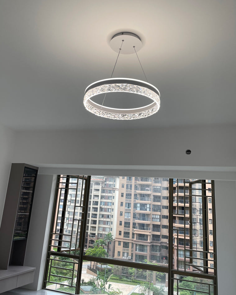 Diff Acrylic Circular LED Chandelier-DF2171