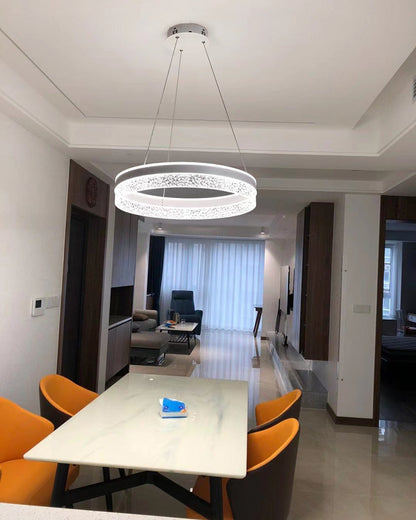 Diff Acrylic Circular LED Chandelier-DF2171