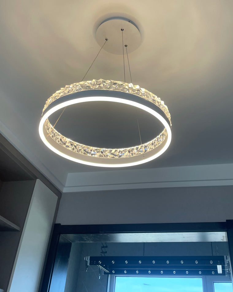 Diff Acrylic Circular LED Chandelier-DF2171