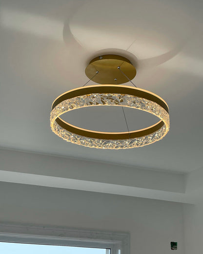 Diff Acrylic Circular LED Chandelier-DF2171