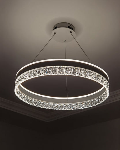 Diff Acrylic Circular LED Chandelier-DF2171