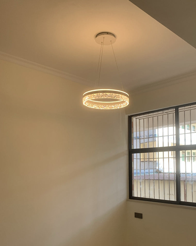 Diff Acrylic Circular LED Chandelier-DF2171