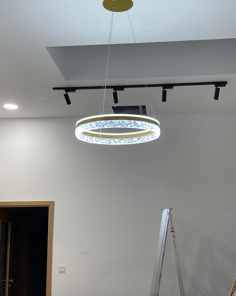 Diff Acrylic Circular LED Chandelier-DF2171