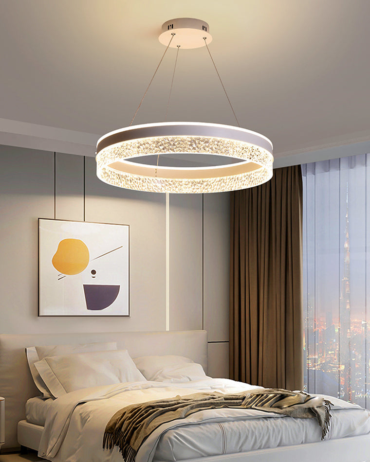 Diff Acrylic Circular LED Chandelier-DF2171