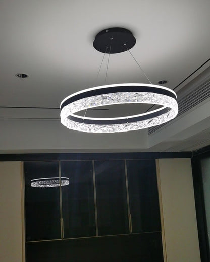 Diff Acrylic Circular LED Chandelier-DF2171