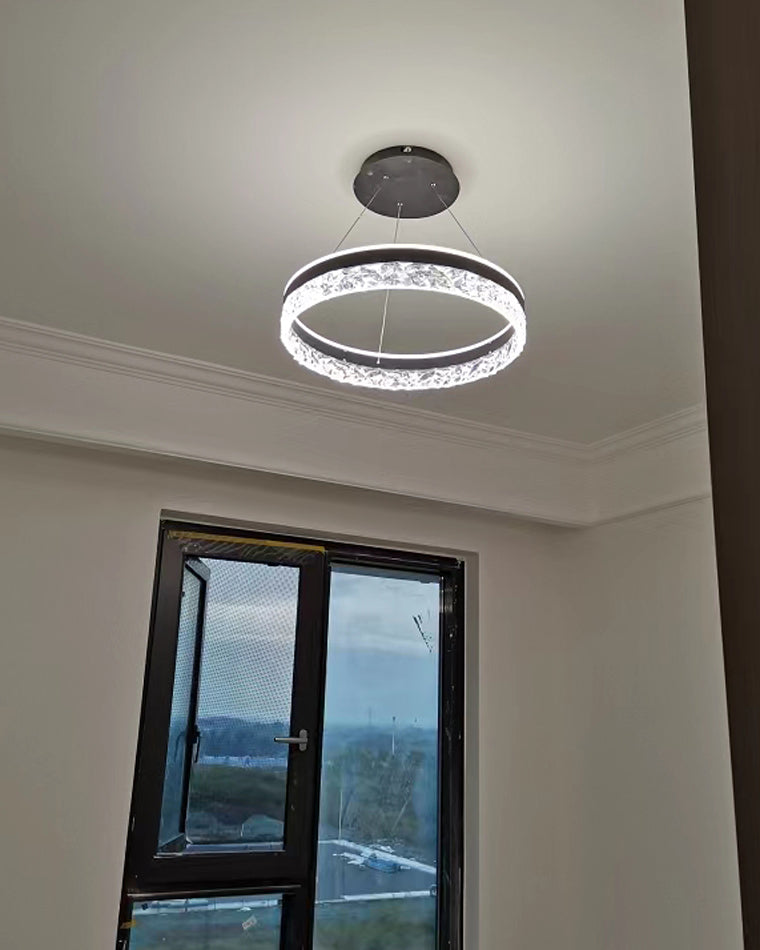 Diff Acrylic Circular LED Chandelier-DF2171