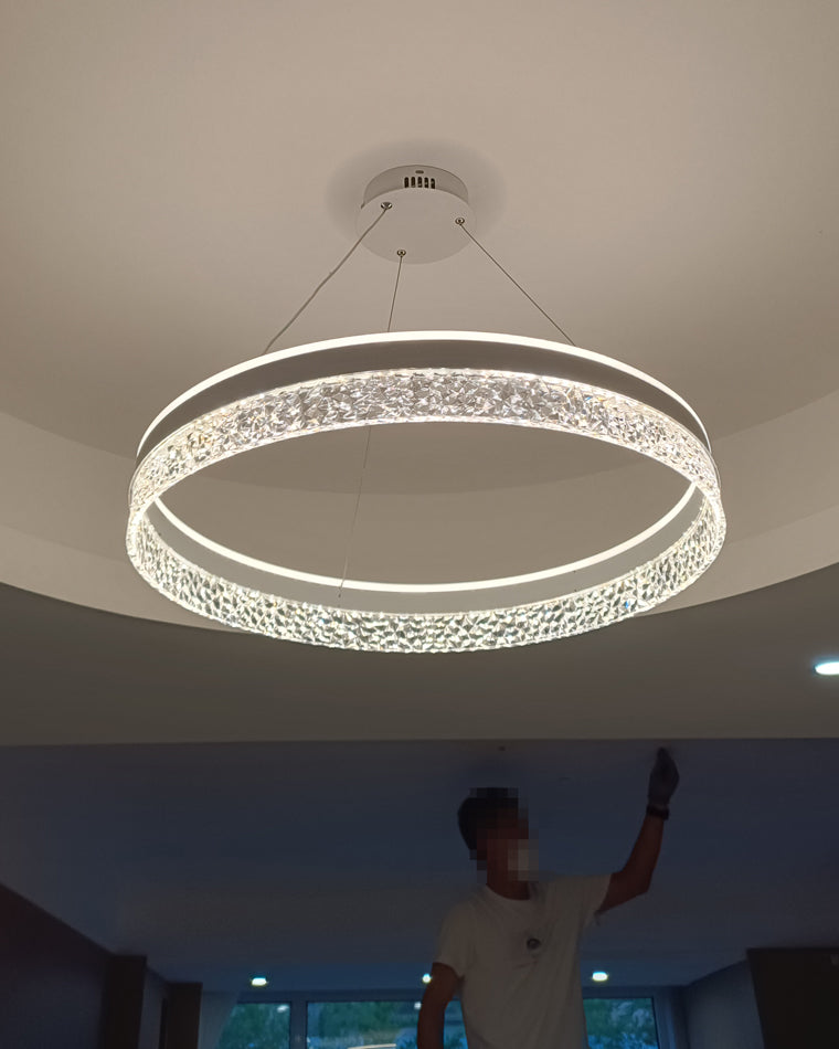 Diff Acrylic Circular LED Chandelier-DF2171