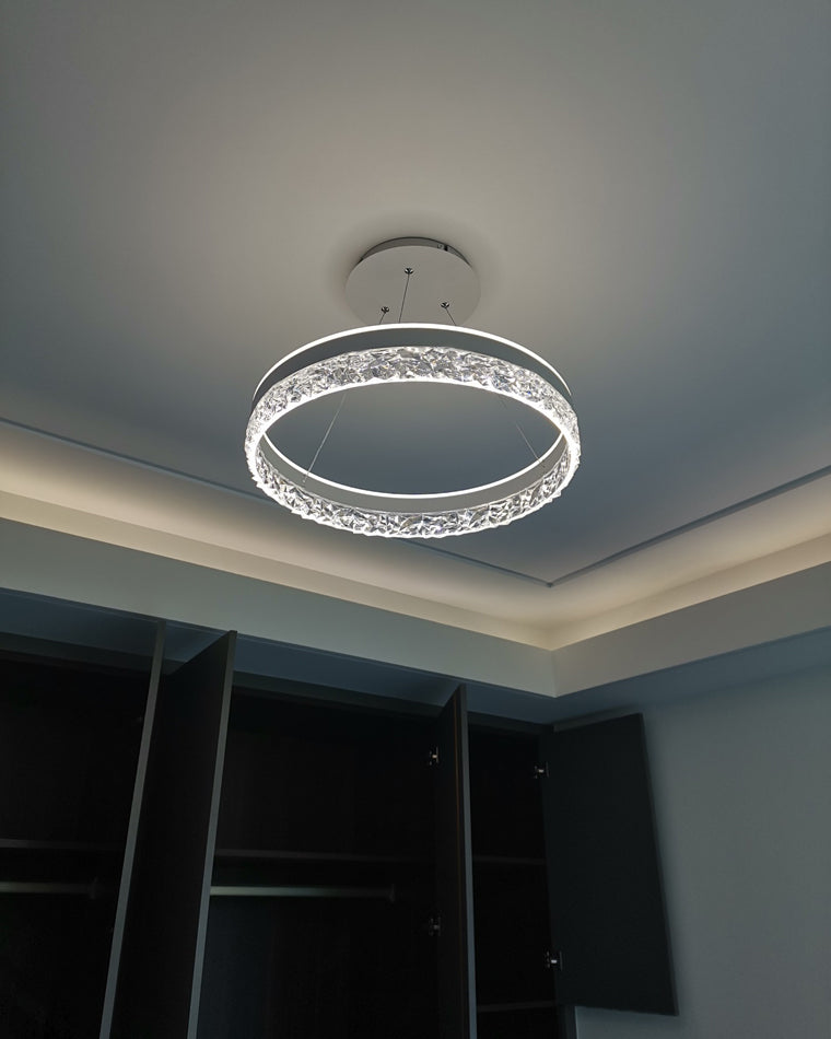 Diff Acrylic Circular LED Chandelier-DF2171