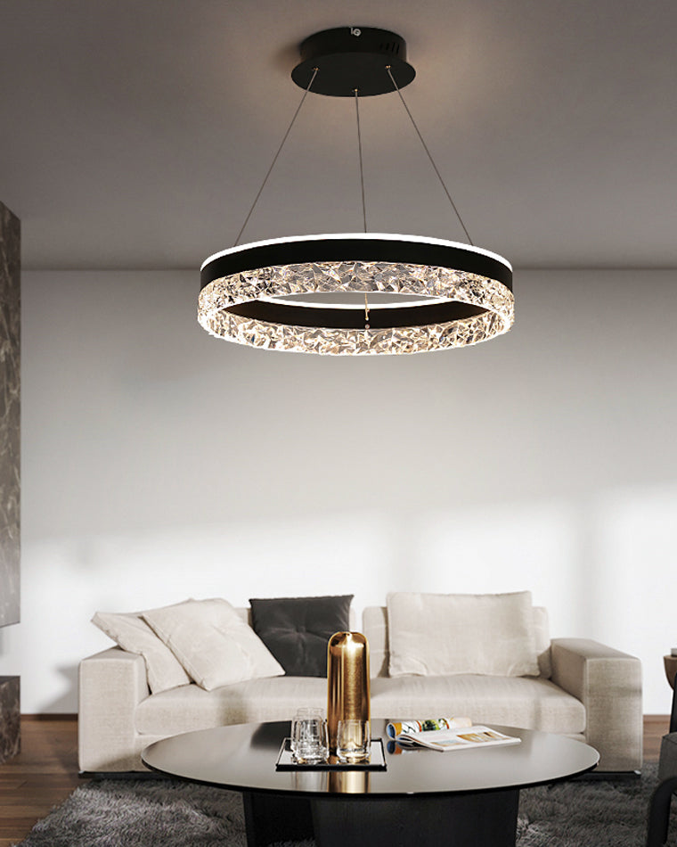 Diff Acrylic Circular LED Chandelier-DF2171