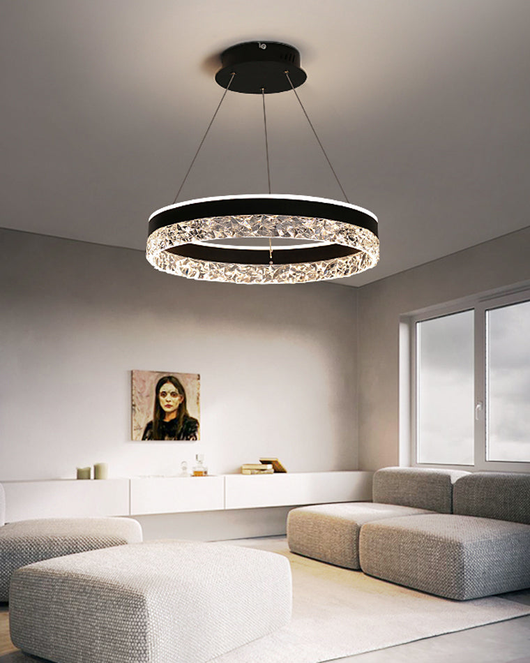 Diff Acrylic Circular LED Chandelier-DF2171