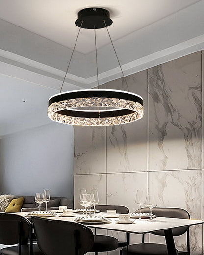 Diff Acrylic Circular LED Chandelier-DF2171