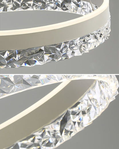 Diff Acrylic Circular LED Chandelier-DF2171