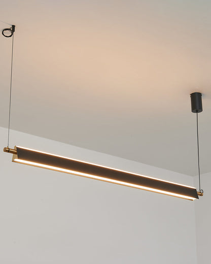 Diff Black Linear Pendant Light-DF2182