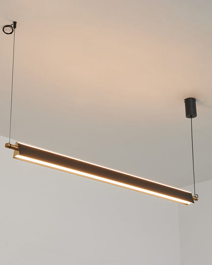 Diff Black Linear Pendant Light-DF2182
