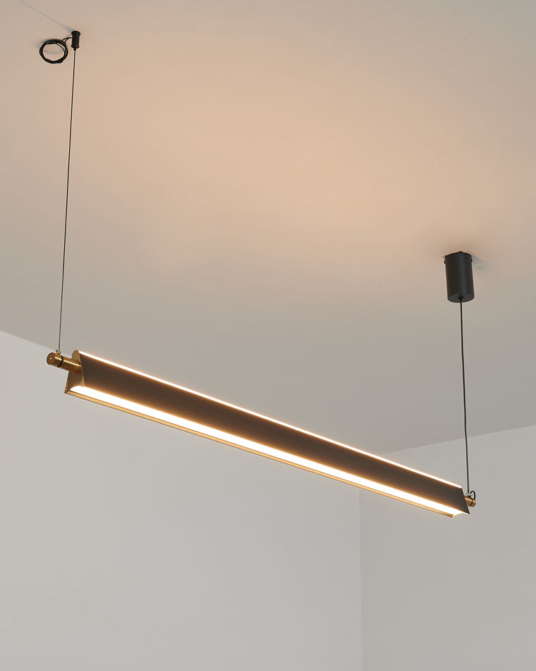 Diff Black Linear Pendant Light-DF2182