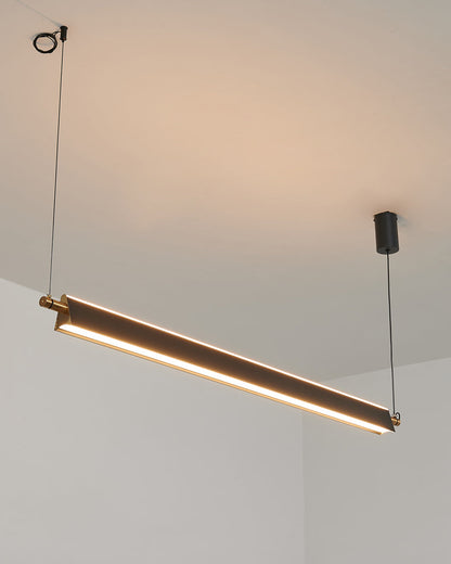 Diff Black Linear Pendant Light-DF2182