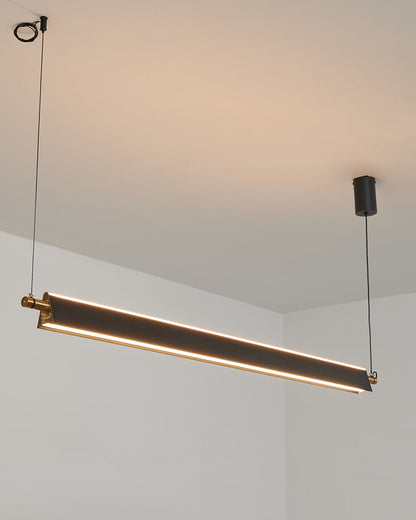 Diff Black Linear Pendant Light-DF2182