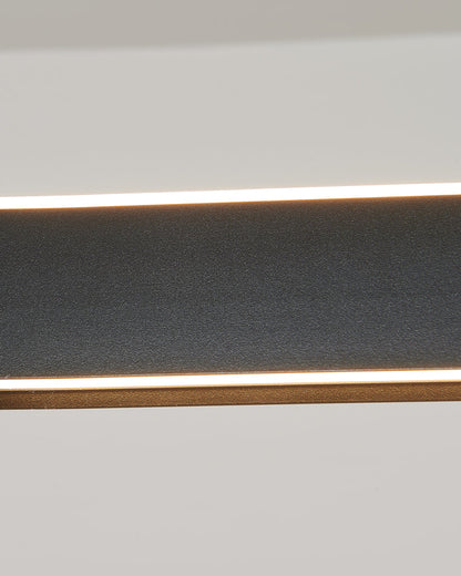 Diff Black Linear Pendant Light-DF2182